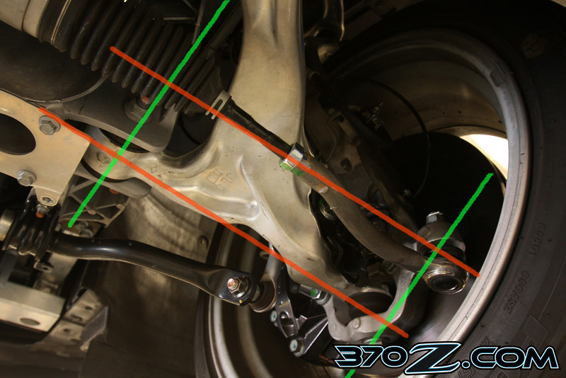 370Z tie rod angle